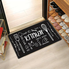 Soft Kitchen Mat Anti Slip Sponge Carpet Absorbent Bath Mat Laundry Floor Mat