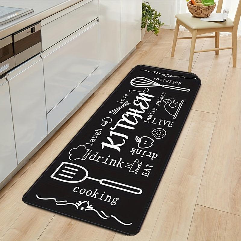 Soft Kitchen Mat Anti Slip Sponge Carpet Absorbent Bath Mat Laundry Floor Mat