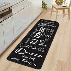 Soft Kitchen Mat Anti Slip Sponge Carpet Absorbent Bath Mat Laundry Floor Mat