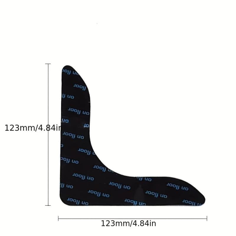 4 Pcs Reusable Non-slip Carpet Tape Foam PU Removable Carpet Stickers