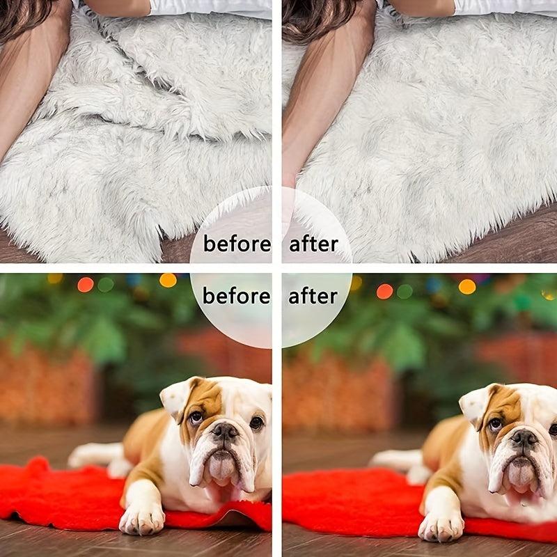 4 Pcs Reusable Non-slip Carpet Tape Foam PU Removable Carpet Stickers