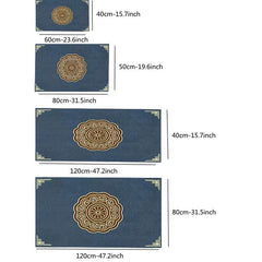 Soft Vintage Shaggy Area Rug Anti-fatigue Non-slip Carpet