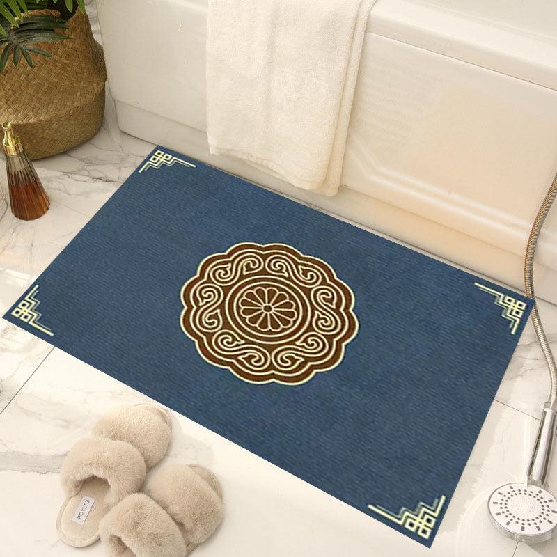 Soft Vintage Shaggy Area Rug Anti-fatigue Non-slip Carpet