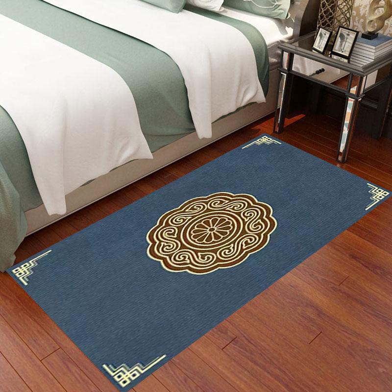 Soft Vintage Shaggy Area Rug Anti-fatigue Non-slip Carpet
