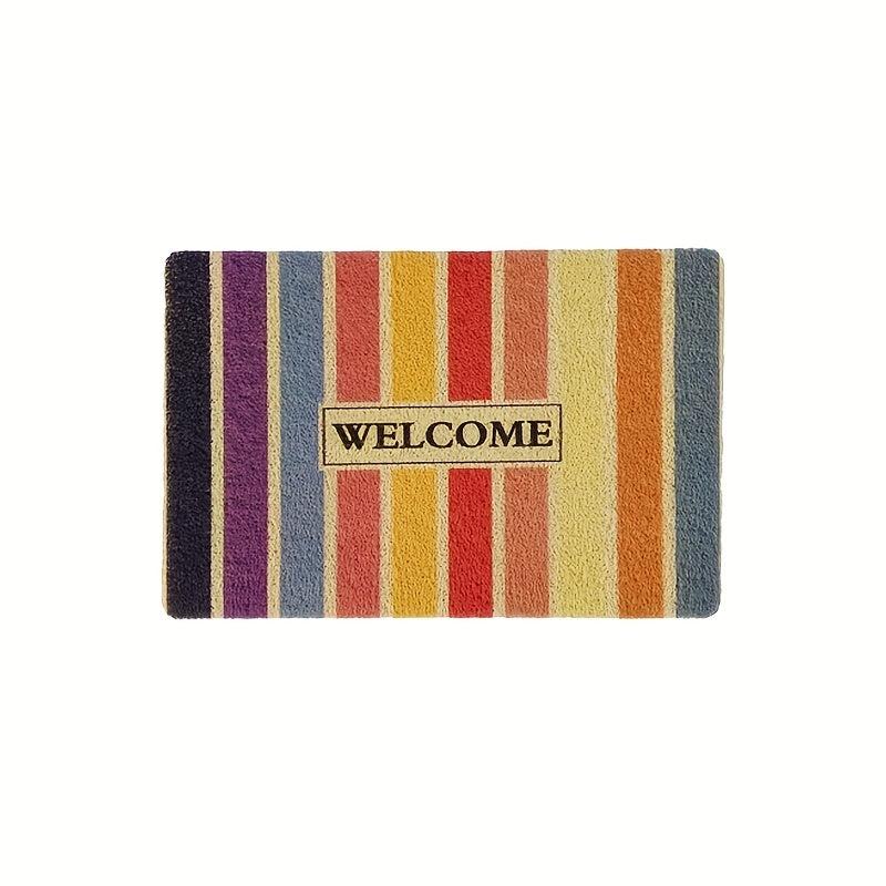 Colorful Doormat Bathroom Rug Non Slip Padded Bath Mat