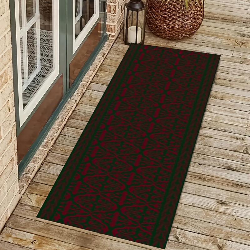 Dark Green Runner Rugs Soft Laundry Room Rug Long Anti fouling Hallway Rug