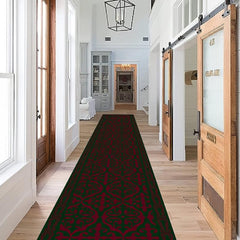 Dark Green Runner Rugs Soft Laundry Room Rug Long Anti fouling Hallway Rug