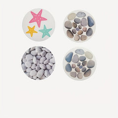 5pcs Bathroom Non slip Bathtub Stickers Floor Safety Adhesive Decals