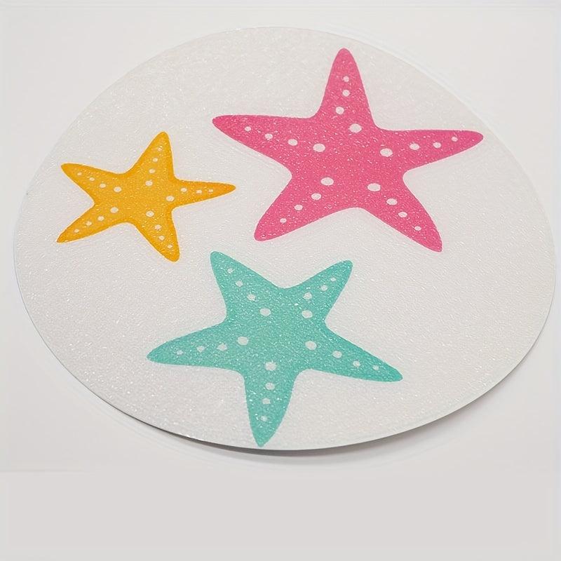 5pcs Bathroom Non slip Bathtub Stickers Floor Safety Adhesive Decals