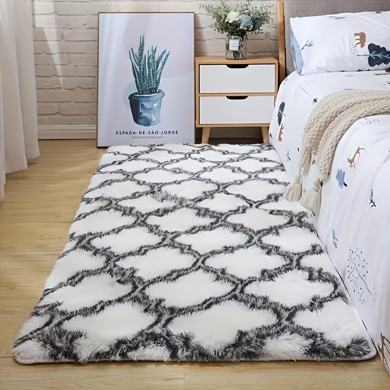 Ultra Soft Plush Rug Large Area Rug Non-slip Fluffy Shaggy Rug Waterproof