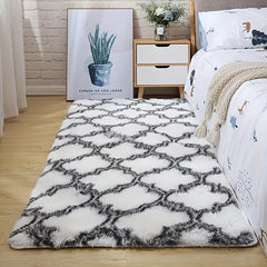 Ultra Soft Plush Rug Large Area Rug Non-slip Fluffy Shaggy Rug Waterproof