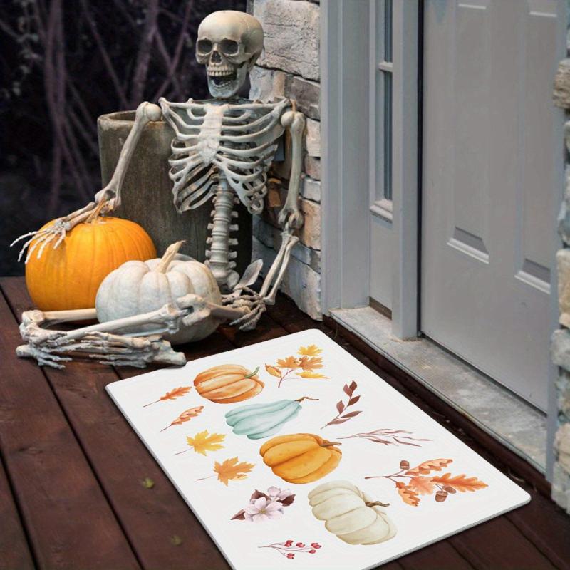Halloween Pumpkin Pattern Kitchen Rug Anti-slip Mat