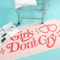 Pink Plush Mat Thickened Shag Bedroom Bedside Rug