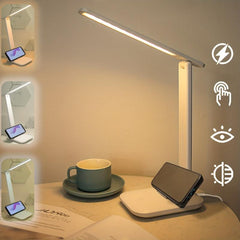 Eye-Caring LED Desk Lamp Touch Control 3 Modes Foldable No Flicker
