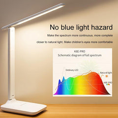 Folding Table Lamp 6000mAh Eye Protection Touch Dimmable LED USB Rechargeable