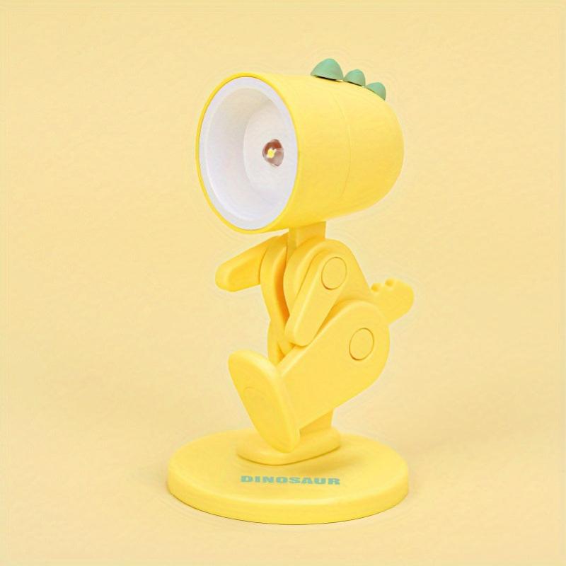Adorable Mini Dinosaur Night Light with Magnetic Base, Rabbit Desktop Lamp