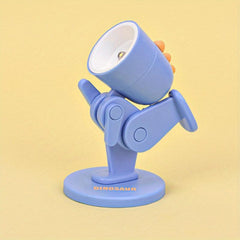 Adorable Mini Dinosaur Night Light with Magnetic Base, Rabbit Desktop Lamp