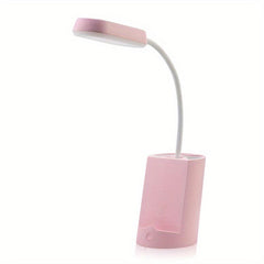 LED Reading Lamp With Pen Holder USB Charging