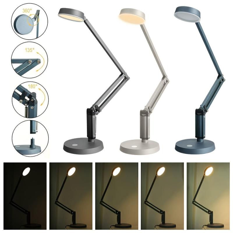 LED Desk Lamp Eye Caring Dimmable Table Lamp Reading Lights