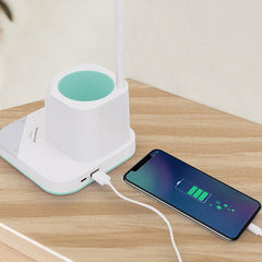 Creative Pen Holder Night Light Touch Sensor LED Desk Lamp