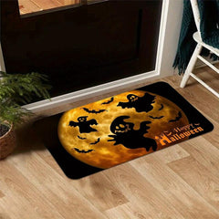 Halloween Ghost Pattern Rug Anti-Slip Absorbent Soft Carpet