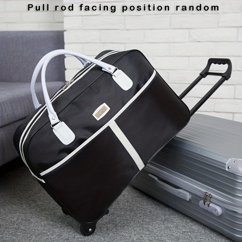 Minimalist Luggage Duffle Bag With Wheels Large Capacity