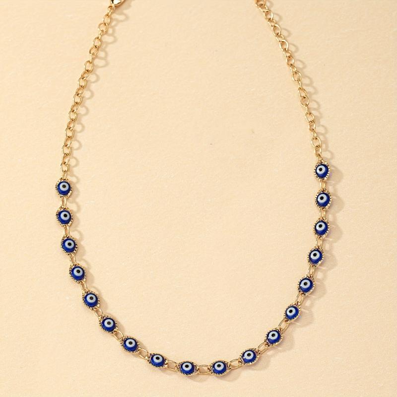 Evil's Eye Collar Choker Lucky Protection Evil Eye Neck Jewelry