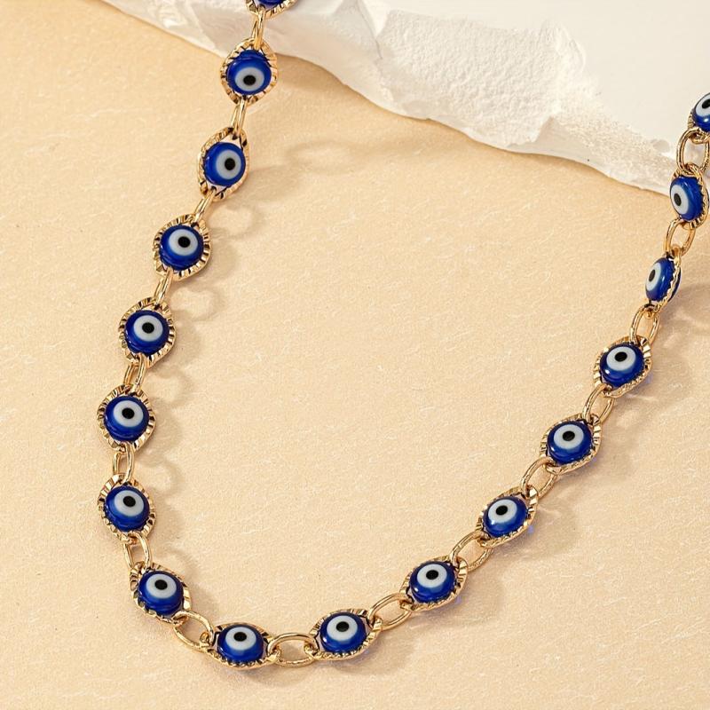 Evil's Eye Collar Choker Lucky Protection Evil Eye Neck Jewelry