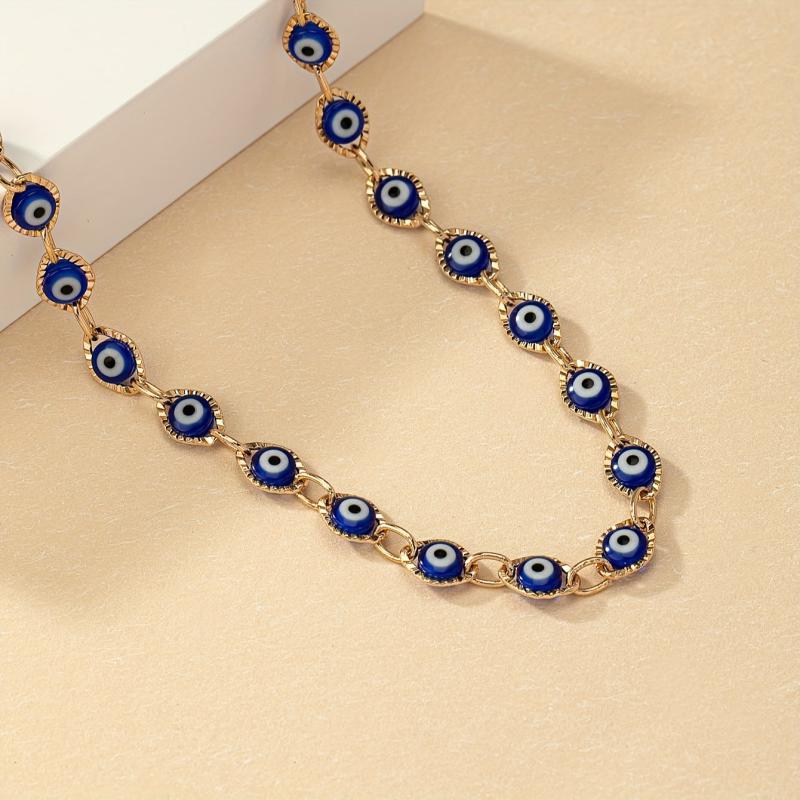 Evil's Eye Collar Choker Lucky Protection Evil Eye Neck Jewelry