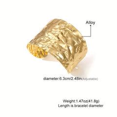 Hip Hop Metal Bangle Cuff