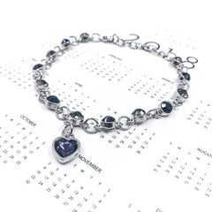 Heart of Ocean Crystal Bracelet Jewelry