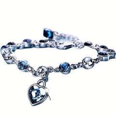 Heart of Ocean Crystal Bracelet Jewelry