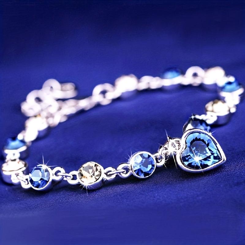 Heart of Ocean Crystal Bracelet Jewelry