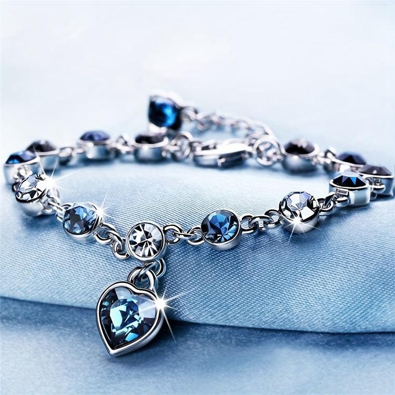 Heart of Ocean Crystal Bracelet Jewelry