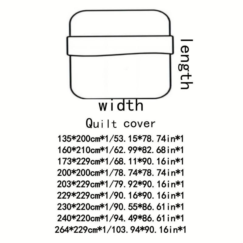 Soft Comfortable Duvet Cover - No Core or Pillowcase