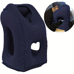 Inflatable Travel Pillow for Neck Support on Planes, Cars, Trains