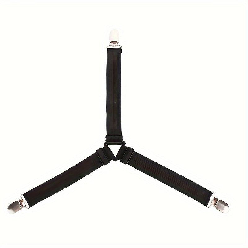 Adjustable Quilt Fixers Metal Clip Elastic Sofa Cushion Safety Sheet Straps