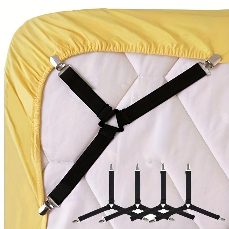 Adjustable Quilt Fixers Metal Clip Elastic Sofa Cushion Safety Sheet Straps