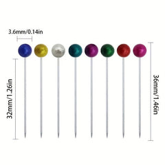 100pcs Colorful Pins for Sewing and Bedding