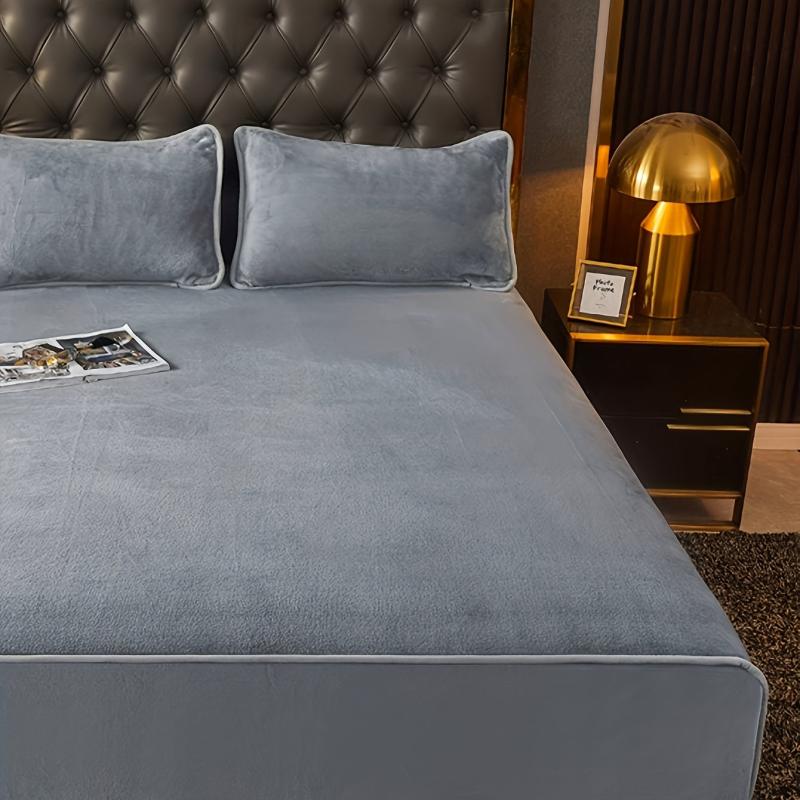 Soft & Milk Velvet Fitted Sheet for Ultimate Bedroom Comfort