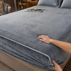 Soft & Milk Velvet Fitted Sheet for Ultimate Bedroom Comfort