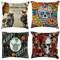 Skeleton Series Pillowcase Set for Bedroom and Living Room