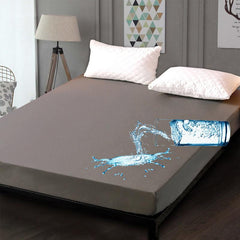 Waterproof Microfiber Fitted Sheet for Bedroom - Twin Full Queen King Sizes