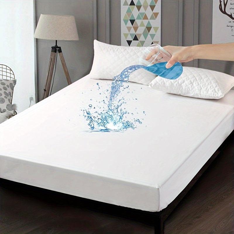 Waterproof Microfiber Fitted Sheet for Bedroom - Twin Full Queen King Sizes
