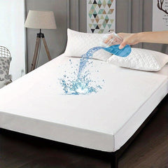 Waterproof Microfiber Fitted Sheet for Bedroom - Twin Full Queen King Sizes