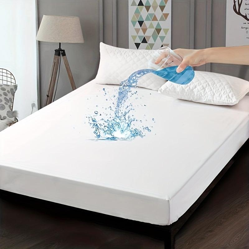 Waterproof Microfiber Fitted Sheet for Bedroom - Twin Full Queen King Sizes
