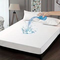 Waterproof Microfiber Fitted Sheet for Bedroom - Twin Full Queen King Sizes