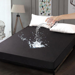 Waterproof Microfiber Fitted Sheet for Bedroom - Twin Full Queen King Sizes