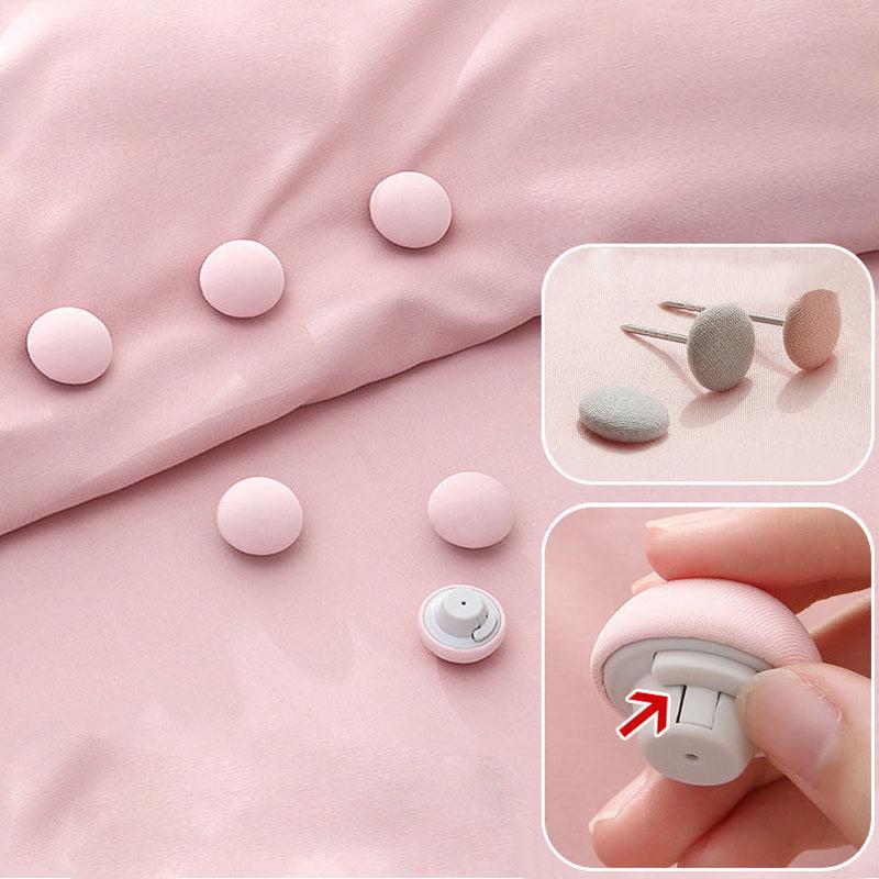 8pcs Bed Sheet Quilt Clip Non Slip Mushroom Fix Holder Duvet Cover Blanket