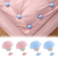 8pcs Bed Sheet Quilt Clip Non Slip Mushroom Fix Holder Duvet Cover Blanket